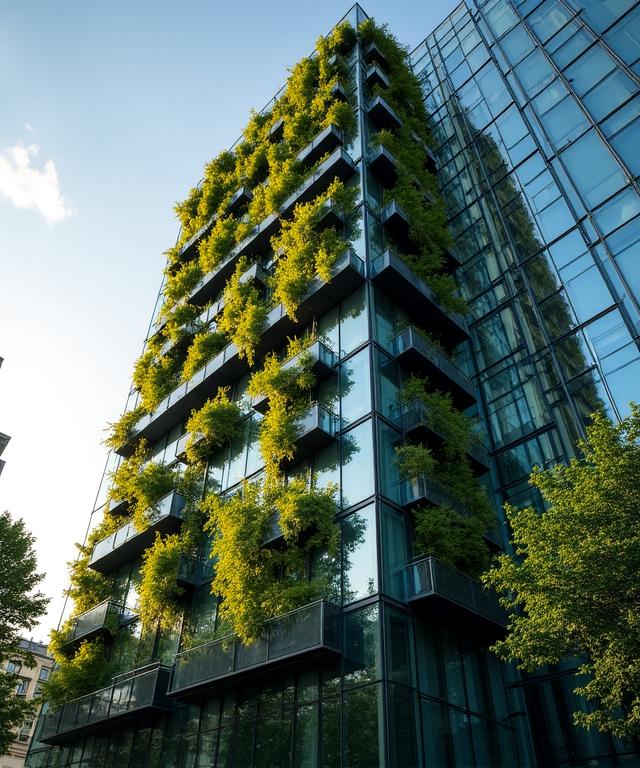 Vue architecturale durable à Paris illustrant le droit de l'environnement